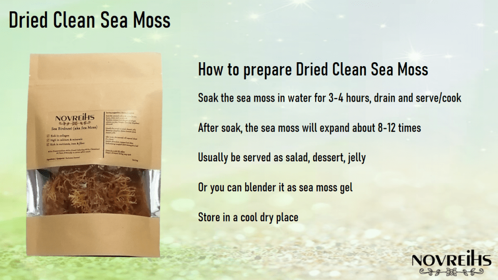 Dried Clean Sea Moss