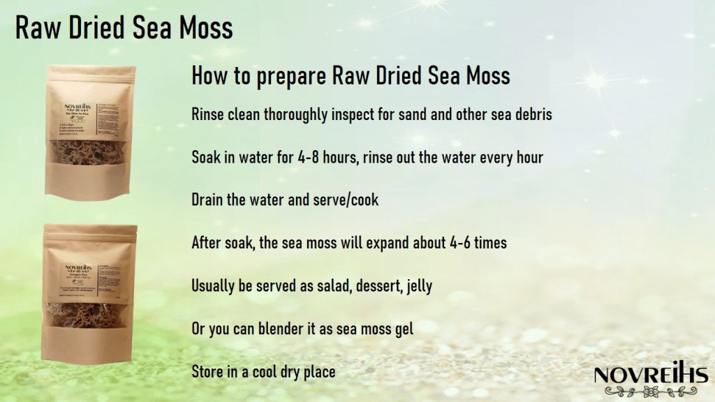 Raw Dried Sea Moss